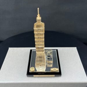Alternative view of Taipei 101 Tower Model - Collectible Tourist Souvenirs – Premium Business Gifts