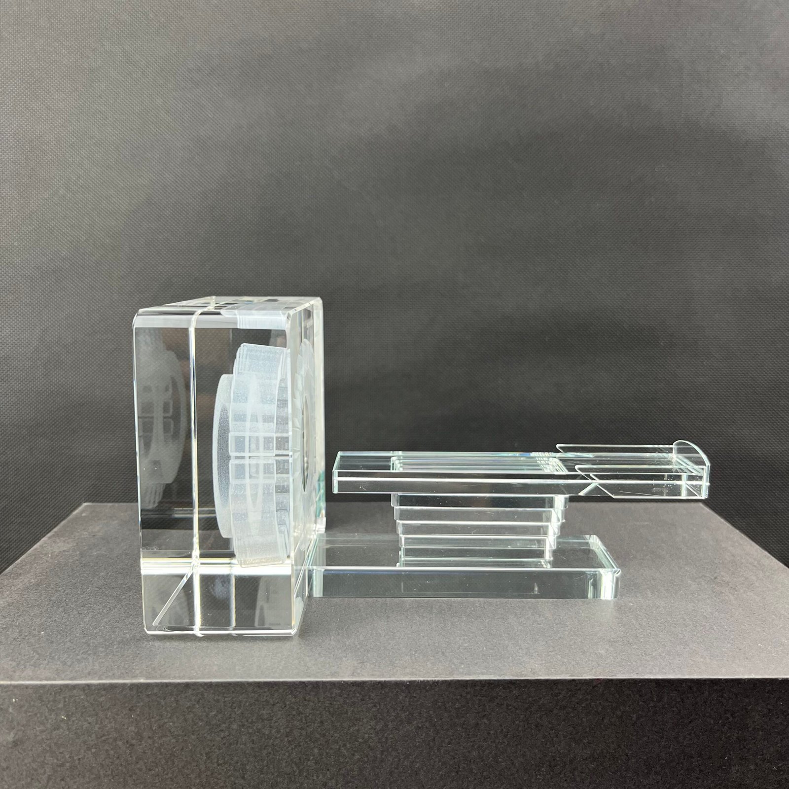 K9 Crystal CT Scanner Model | 3D Laser Engraving | Crystal Souvenir | Trophy and Award - Image 3