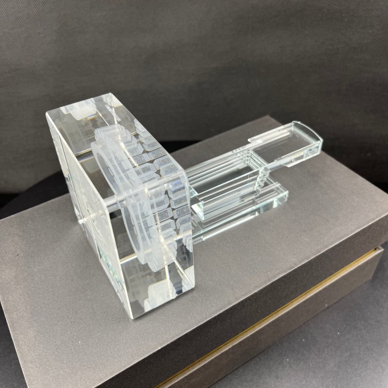K9 Crystal CT Scanner Model | 3D Laser Engraving | Crystal Souvenir | Trophy and Award - Image 5