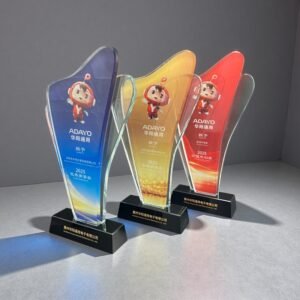 Crystal Trophy/Award - Employee Gifts - Cooperate Annual Meeting Souvenirs