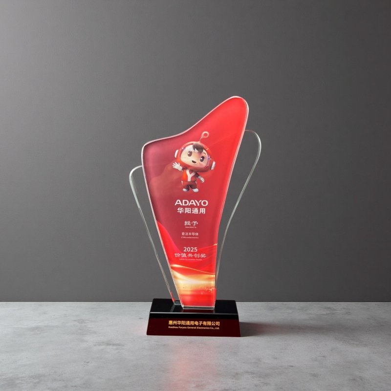 Crystal Trophy/Award - Employee Gifts - Cooperate Annual Meeting Souvenirs - Image 2