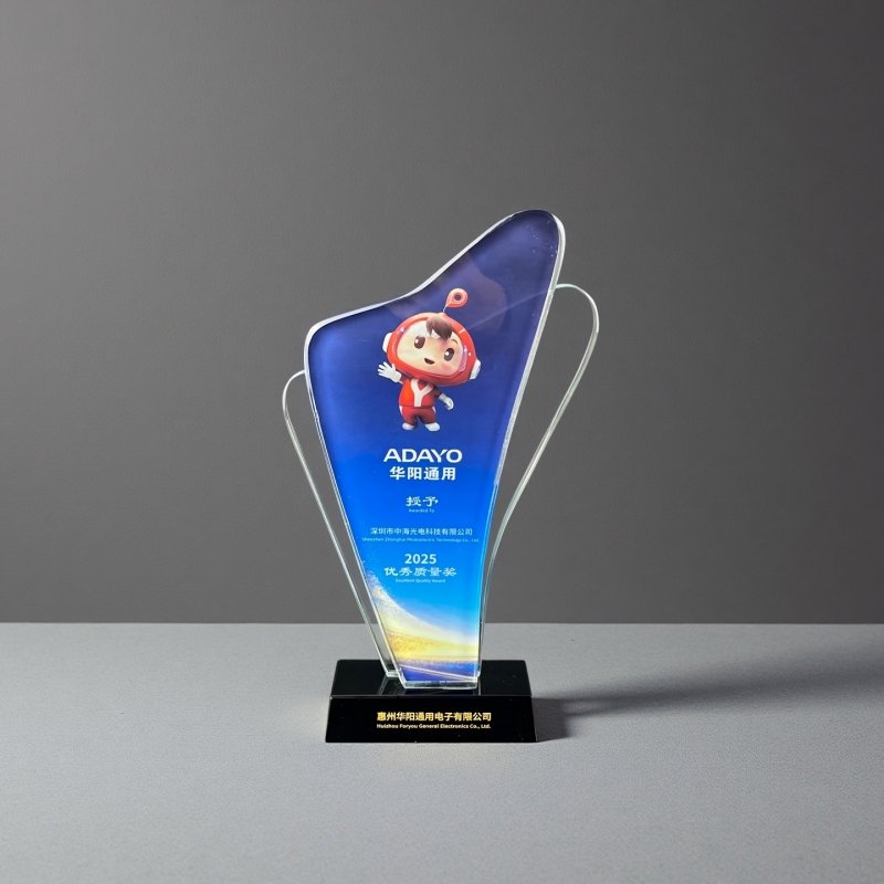 Crystal Trophy/Award - Employee Gifts - Cooperate Annual Meeting Souvenirs - Image 3