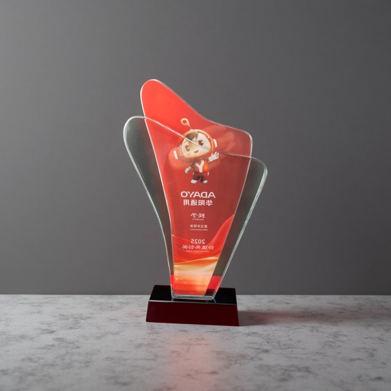 Crystal Trophy/Award - Employee Gifts - Cooperate Annual Meeting Souvenirs - Image 4