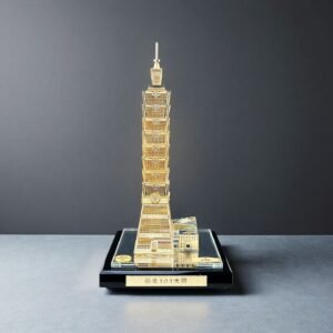 Crystal Taipei 101 Tower Model - Collectible Tourist Souvenirs – OEM Custom Premium Business Gifts