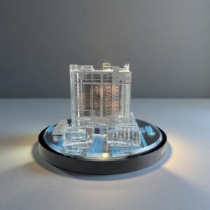 Alternative view of High-End Cooperate Souvenirs - Headquarters Crystal Model
