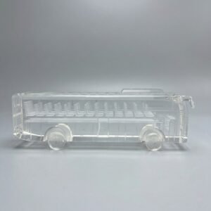 Crystal Bus Models: 3D Laser-Engraved Interior - Corporate & Business Gifts