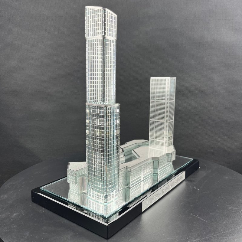 High-End Cooperate Souvenirs - Headquarters Crystal Model - Business Gifts - Image 5