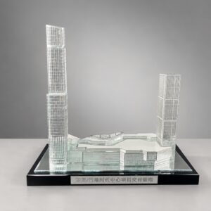 High-End Cooperate Souvenirs - Headquarters Crystal Model - Business Gifts