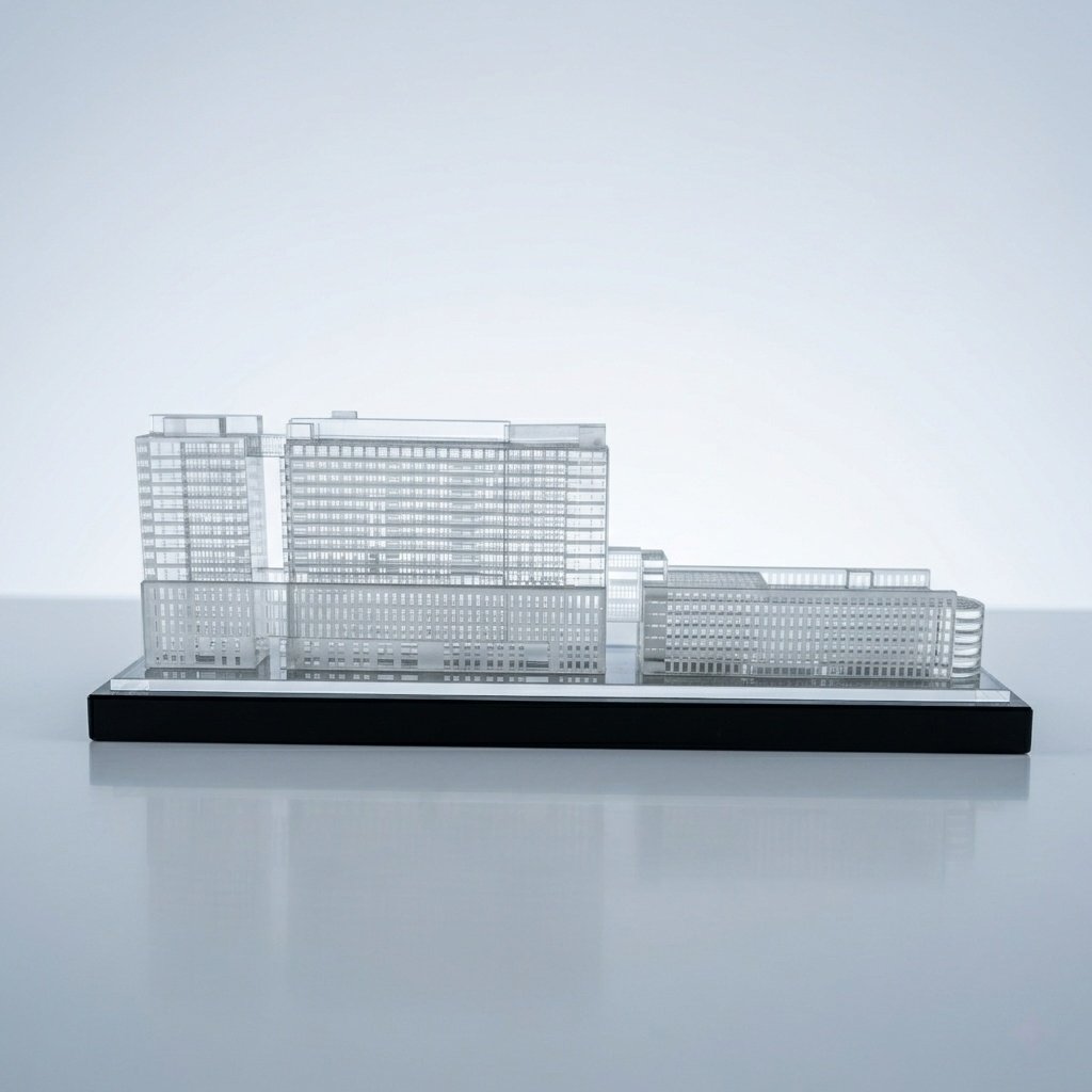 Custom Crystal Copporate Gift Office Building Model Chinese Manufacturer - Image 6