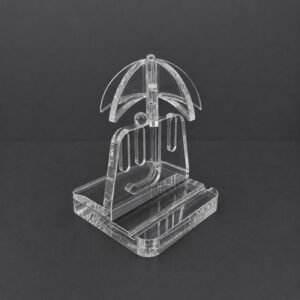 K9 Crystal Phone/Pen Holder-Umbrella Design-Custom Crystal Gifts-Corporate Gifts Chinese Manufacturer