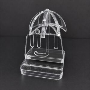 Alternative view of K9 Crystal Phone/Pen Holder-Umbrella Design-Custom Crystal Gifts-Corporate Gifts Chinese Manufacturer