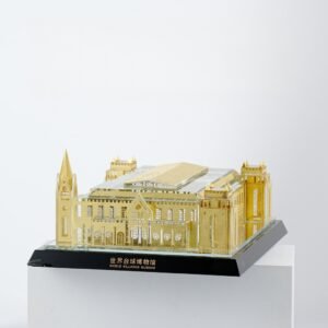 Alternative view of World Billiards Museum Model | Premium corporate gifts | OEM Crystal Gifts Manufacturer | Custom IPO Gifts