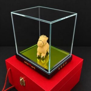 Custom Corporate Gift Set with Gold Horse Figurine | Premium Executive Gift in Luxury Presentation Box