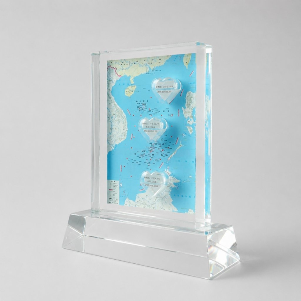 Custom K9 Crystal Picture Frame Trophy | Luxury Corporate Gift, Employee Recognition Award & Business Anniversary Souvenir - Image 3