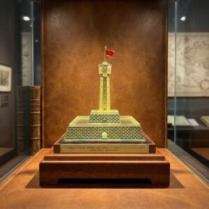 Alternative view of Custom Vietnam Lighthouse Crystal Award | Premium Corporate Anniversary Commemorative Gift for Government & Enterprise Partners