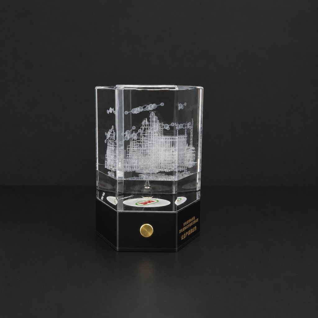 Custom 3D Laser Engraved Crystal Corporate Gift | Personalized K9 Crystal Equipment Model Souvenir | OEM Custom Corporate Gift & Trophy Manufacturer China - Image 5