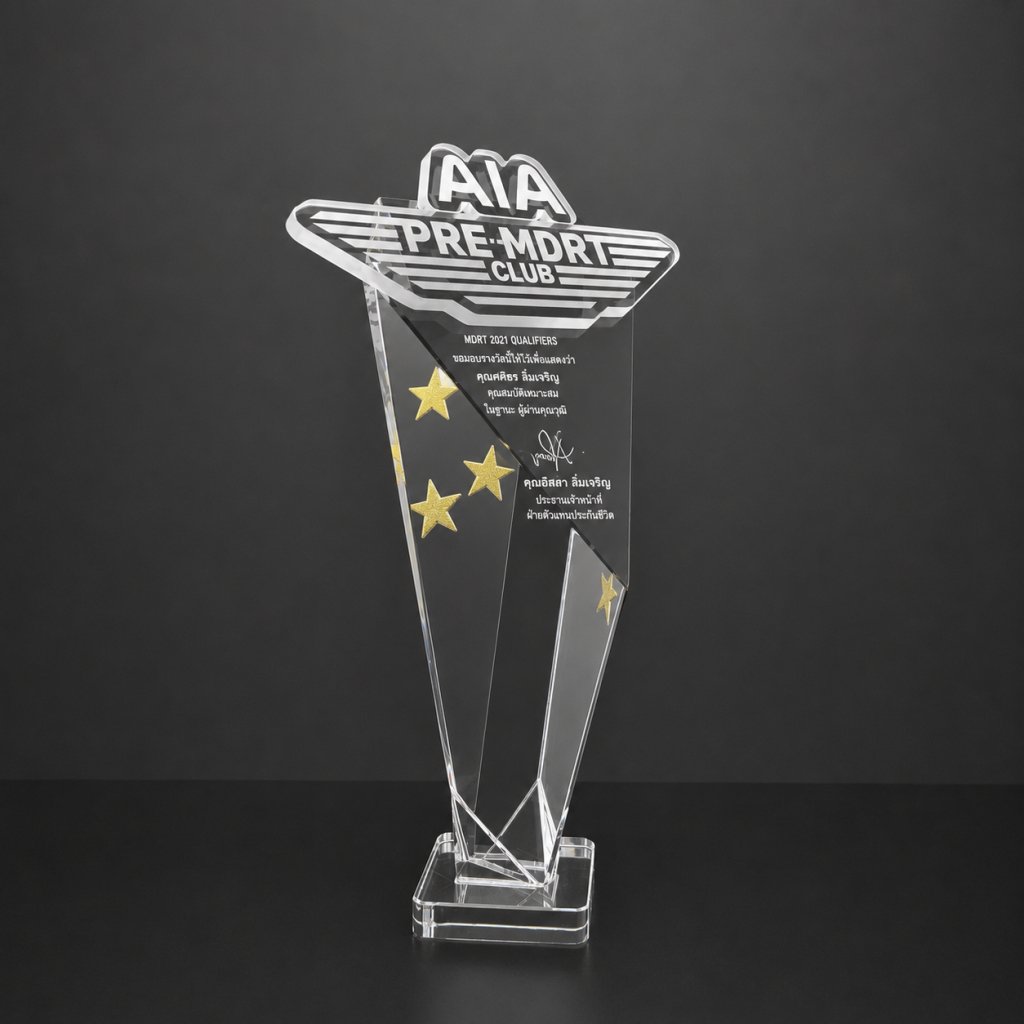 Custom K9 Crystal Award Trophy for Corporate Recognition | Premium Custom Corporate Gift & Employee Achievement Award | OEM Crystal Trophy Manufacturer